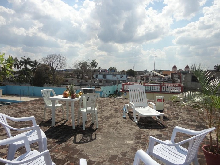 'Roof terrace' Casas particulares are an alternative to hotels in Cuba.